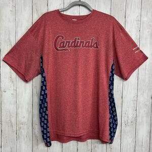 St Louis Cardinals Short Sleeve Mini Logo Baseball Silky T-Shirt